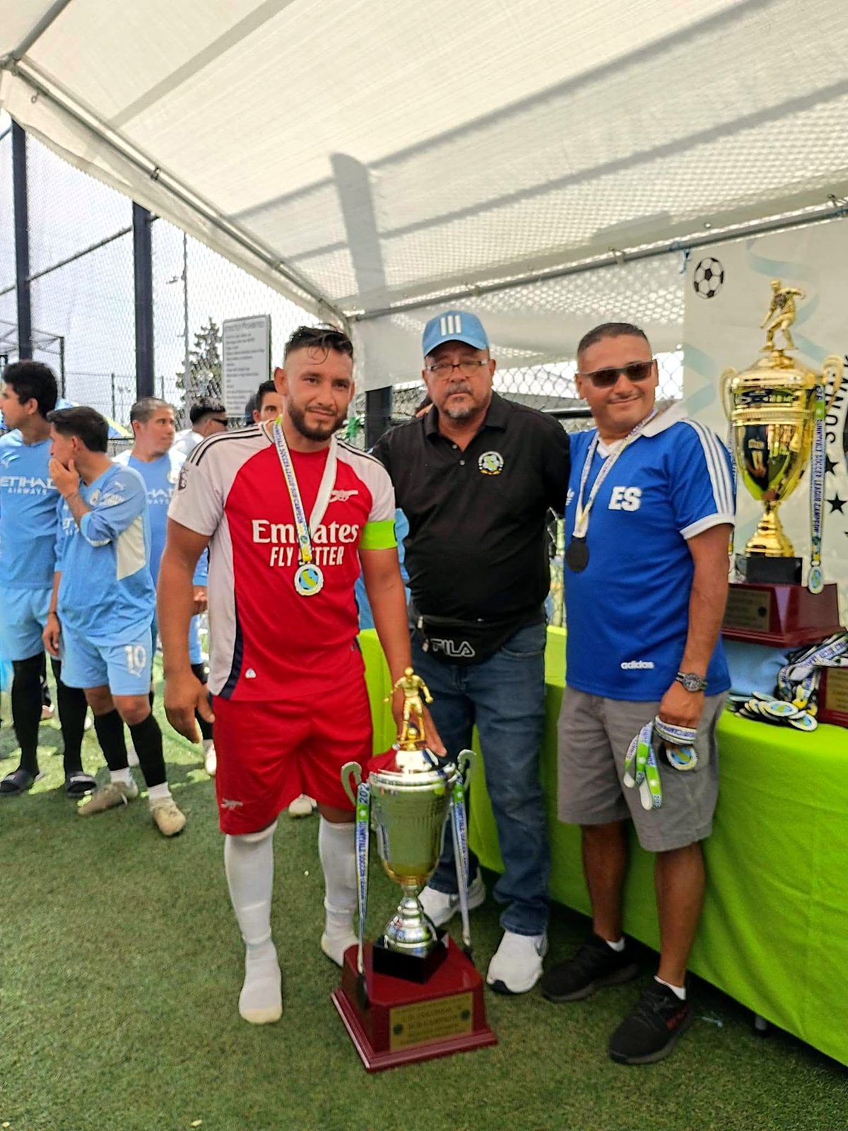 Campeones con medalla